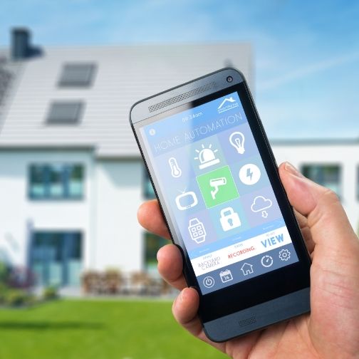 Smartphone mit Smart Home Funktion